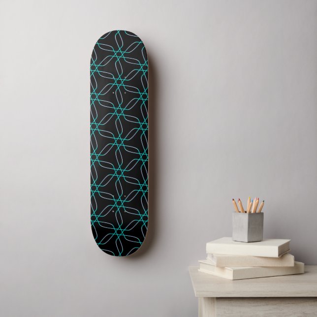 Symmetri i rörelse mini skateboard bräda 18,5 cm (Väggkonst)