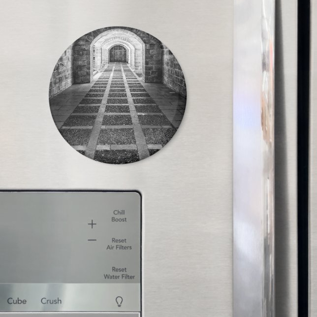 Symmetri i svartvitt magnet (In Situ (Fridge))