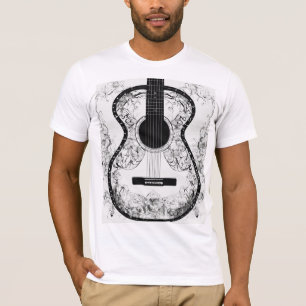 Symmetric Brken Heart Guitar Tee - Bra Line Bläck