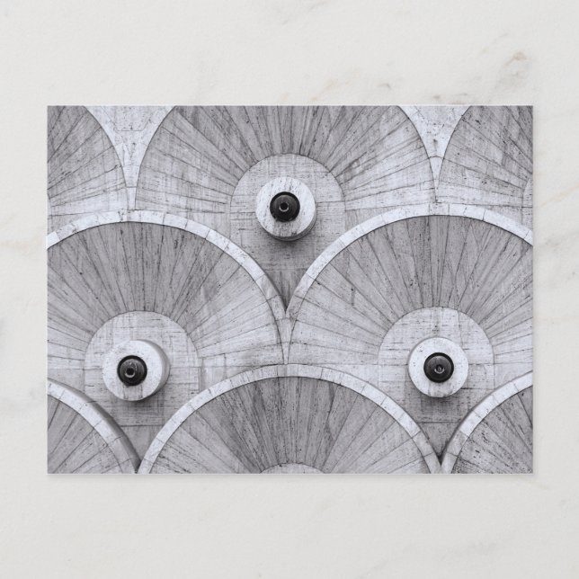 Symmetric mönster i Yerevan, Armenien. Vykort (Framsida)