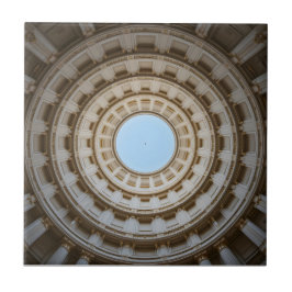 Symmetrical Mask-Öga View of a Grand Dome Kakelplatta