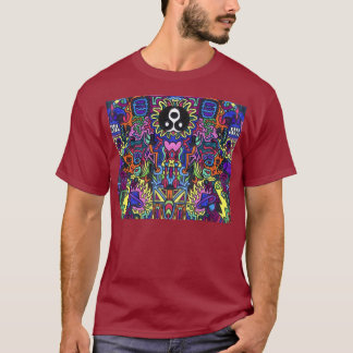 Symmetrisk abstrakt T-tröja Tee