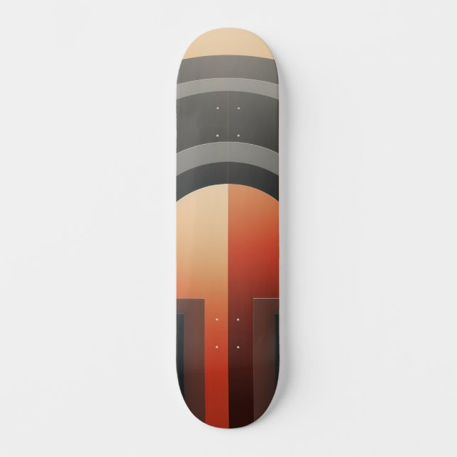 Symmetrisk design med bågar mini skateboard bräda 18,5 cm (Framsida)