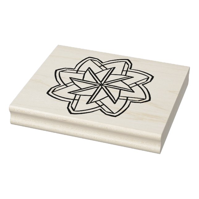 Symmetrisk design stämpel (Stämpel)