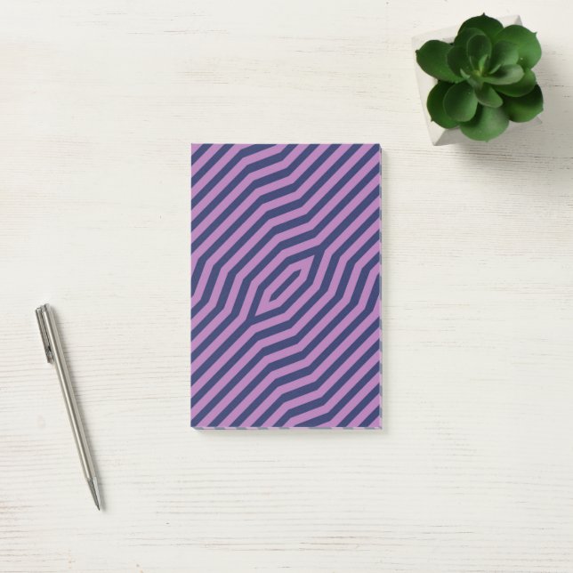 Symmetrisk diagonal rand-bakgrund 11 post-it block (Kontor)