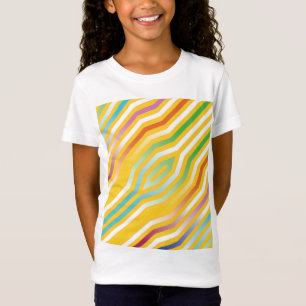 Symmetrisk diagonal rand-bakgrund 3 t shirt