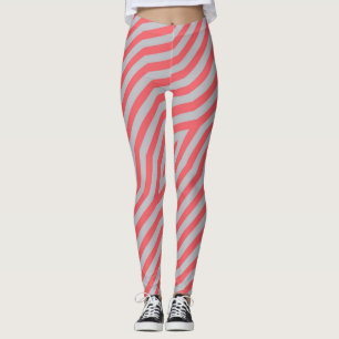 Symmetrisk diagonal rand-bakgrund 5 leggings