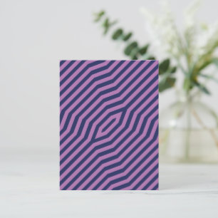 Symmetrisk diagonal randig bakgrund 11 vykort