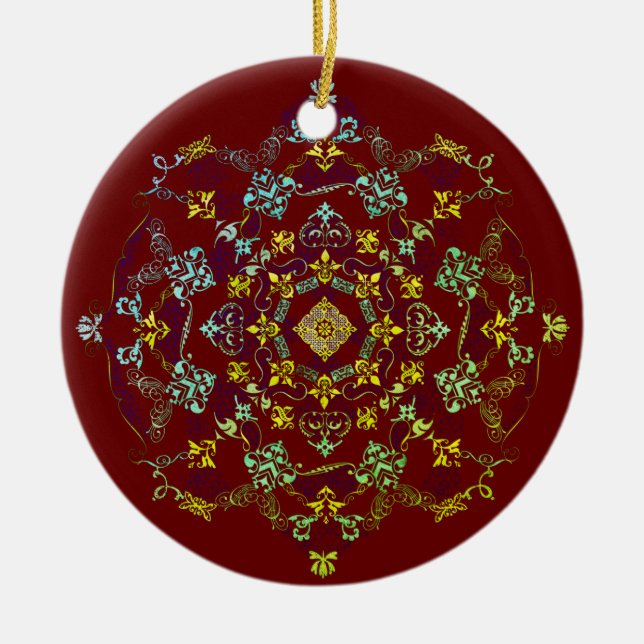 Symmetrisk ornament (Framsidan)