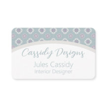 Symmetrisk Rosa Flower Tiled Mönster på Sage Arch