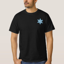 Symmetritcal Snowflake Emoji Anpassade Festival T Shirt