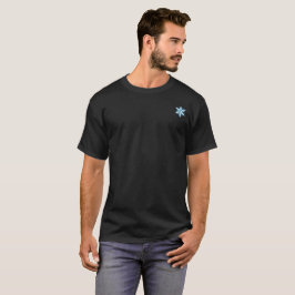Symmetritcal Snowflake Emoji Anpassade Festival T Shirt
