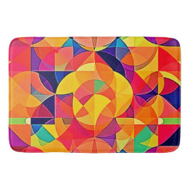 Symmetry Art för kraftig Abstrakt Badrumsmatta