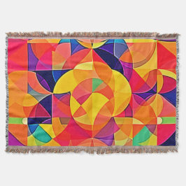 Symmetry Art för kraftig Abstrakt Filt