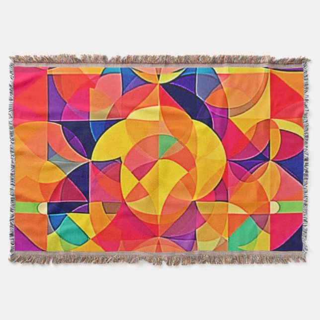 Symmetry Art för kraftig Abstrakt Filt (Framsidan)