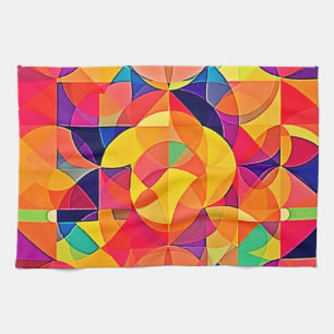 Symmetry Art för kraftig Abstrakt Kökshandduk