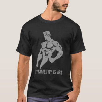 Symmetry Is Art Golden Era Bodybuilding Motivation T Shirt