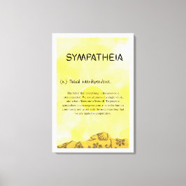 Sympatheia Sträckt Canvastryck