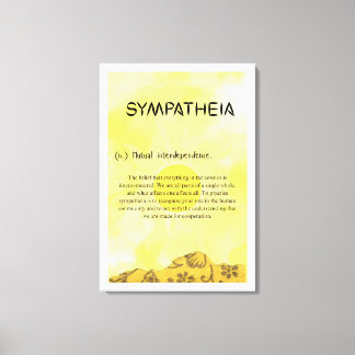 Sympatheia Sträckt Canvastryck