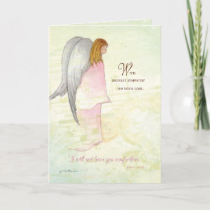 Sympathy Angel, Christian Religiösa, Scripture Kort