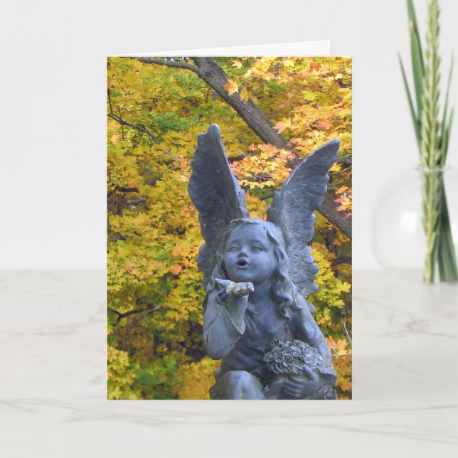 Sympathy Angel Kiss Kort (Framsida)