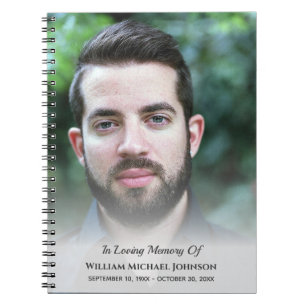 Sympathy Bereavement Funeral Memorial Anpassningsb Anteckningsbok