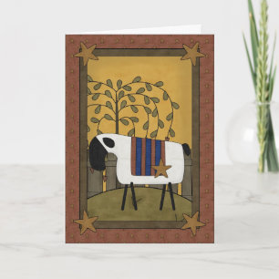 Sympathy Bible Verse Sheep Kort
