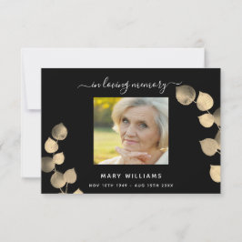Sympathy Black gyden eucalyptus-foto Tack Kort