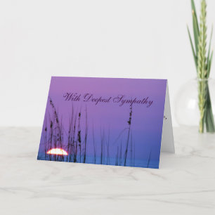 Sympathy Blue Sunset Kort
