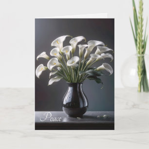 Sympathy Calla Lily Bouquet Kort