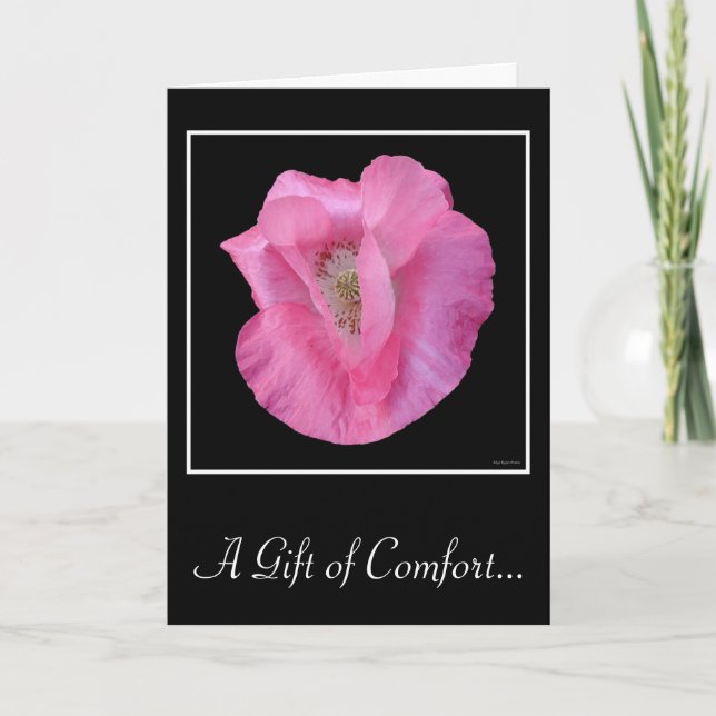 "SYMPATHY CARD & Dikt" Kort (Framsida)