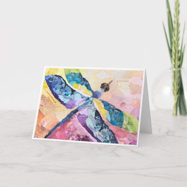 Sympathy Card Featuring a Dragonfly Kort (Framsida)