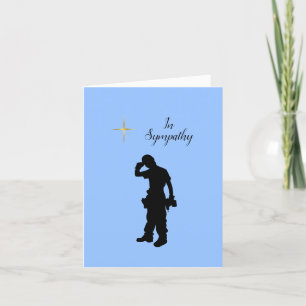 Sympathy Card för byggarbetare Kort