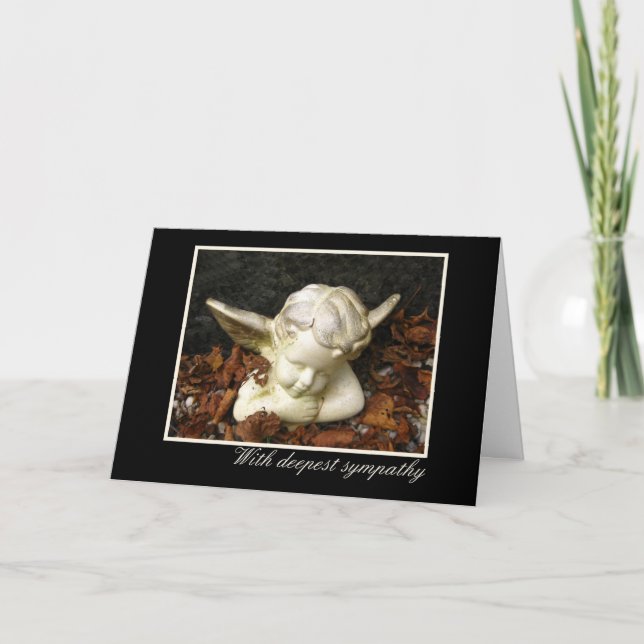 Sympathy Card Guardian Angel Kort (Framsida)