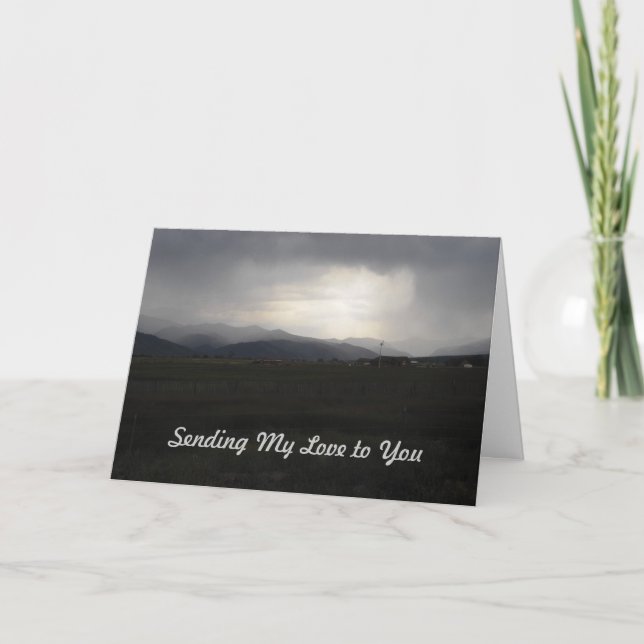 Sympathy Card Storm Brem Kort (Framsida)