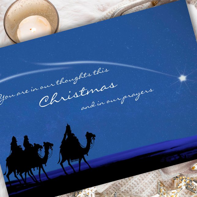 Sympathy Cards jul | BrightStor Helgkort (In Our Thoughts at Christmas Sympathy Remembrance Thinking of You Card)