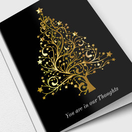 Sympathy Cards jul | GULD TRÄD Helgkort
