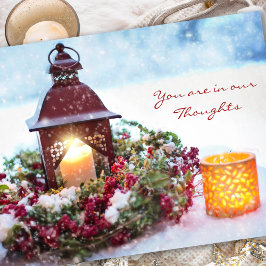 Sympathy Cards jul | Ljus och andedräkt Helgkort