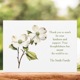 Sympathy Dogwood Tack Notecard Anteckningskort