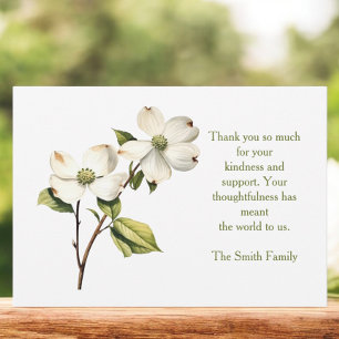 Sympathy Dogwood Tack Notecard Anteckningskort