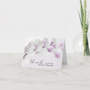 Sympathy Funeral Lila Orchids TACK Kort