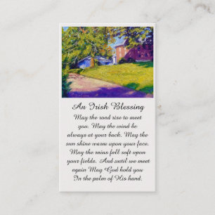 Sympathy Funeral Service Prayer Card Visitkort