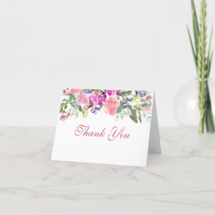 Sympathy Funeral Tackkort Cards Blommigt