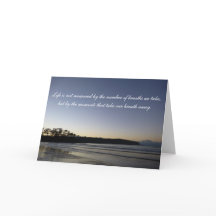 Sympathy Greeting Card - Flytta Quote