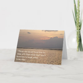 Sympathy Greeting Card Golda Meir Text Kort