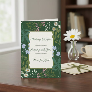 Sympathy & Grief Support Card | Thinking of You Kort