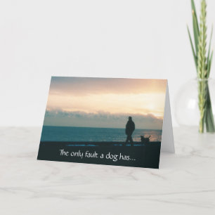 Sympathy Hund Card Kort