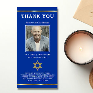 Sympathy Jewish Star of David TACK Foto Kort