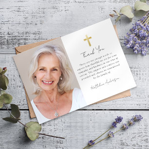 Sympathy Kor Photo Funeral Tack Kort