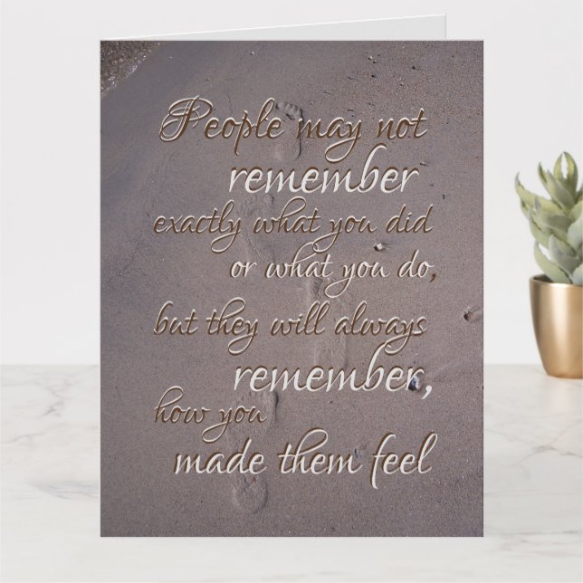 Sympathy Loss Family Comfort Expressons of Grief Kort (Liten växt)